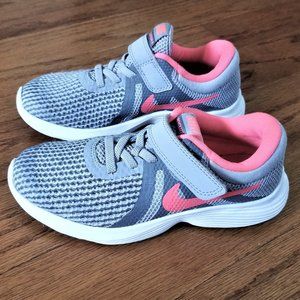 Nike Revolution 4 Girls Running Sneakers 13C